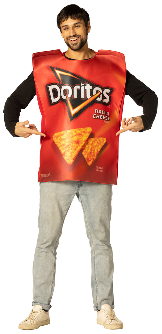 Doritos Nacho Cheese Bag Costume, Adult One Size