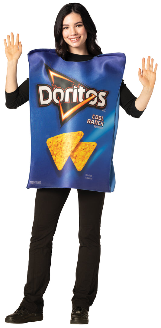 Doritos Cool Ranch Bag Costume, Teen Size 16
