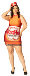 Frank's Red Hot Sauce Dress Costume, Women's Various Sizes