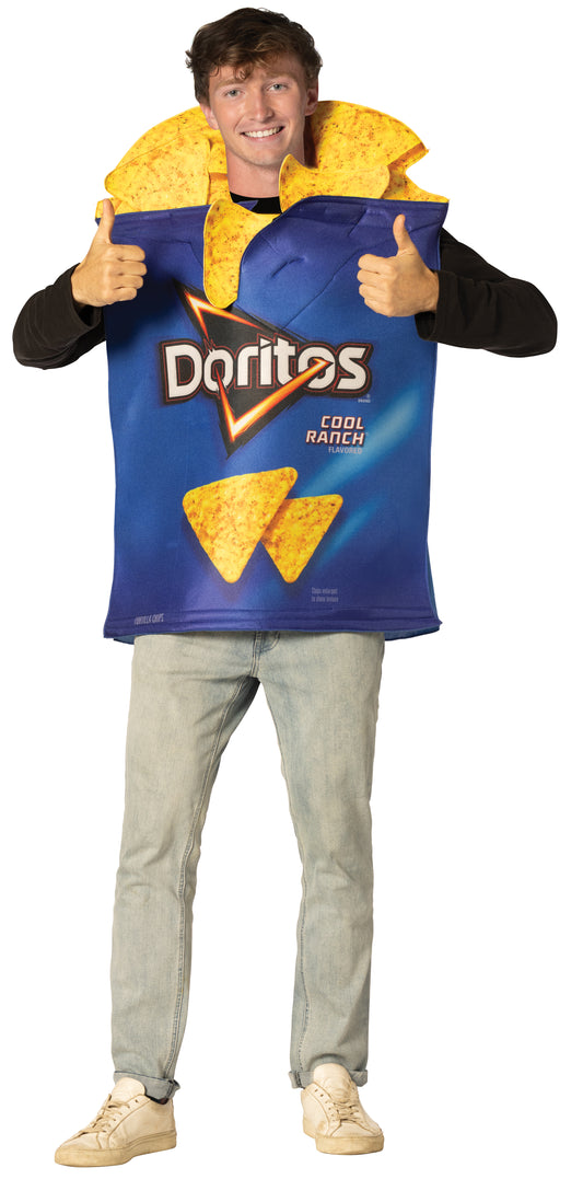 Doritos Cool Ranch Bag with Chips Costume, Teen Size 16