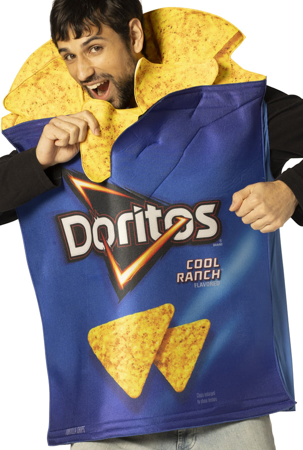 Doritos Cool Ranch Bag w/Chips Costume, Adult One Size