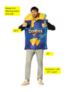 Doritos Cool Ranch Bag w/Chips Costume, Adult One Size