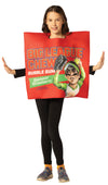 Big League Chew Gum Strawberry Costume, Child Sizes 3-6 & 7-10