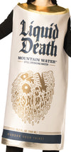 Liquid Death Still Mountain Water Costume, White, Adult One Size