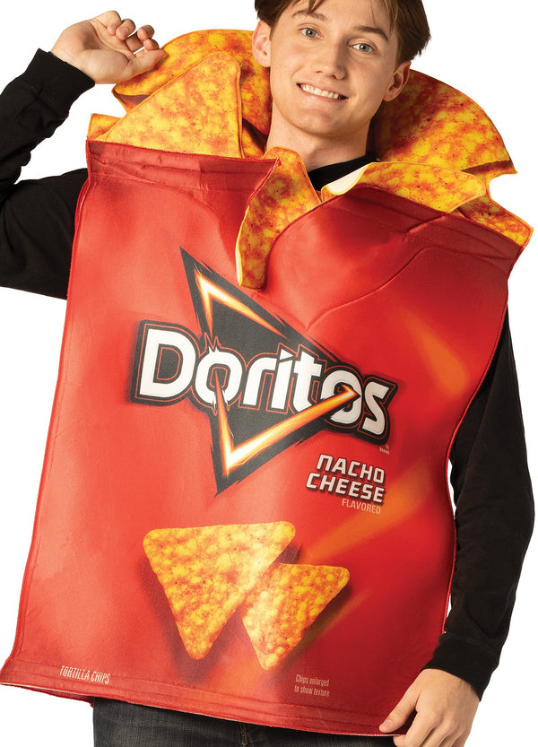 Doritos Nacho Cheese Bag with Chips Costume, Teen Size 16