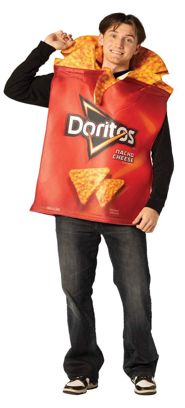 Doritos Nacho Cheese Bag with Chips Costume, Teen Size 16