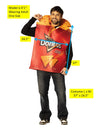 Doritos Nacho Cheese Bag w/Chips Costume, Adult One Size