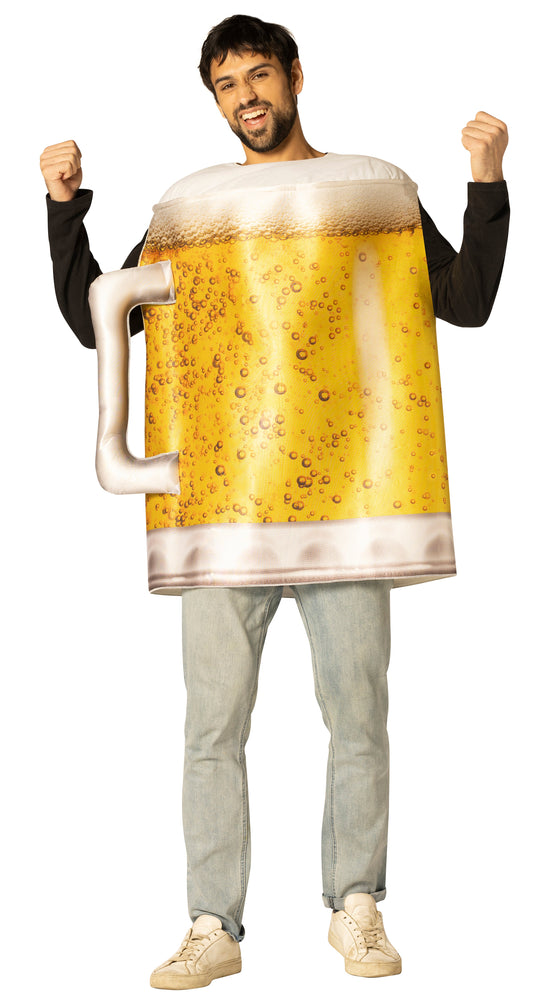 Beer Mug Costume Halloween Costume, Adult One Size