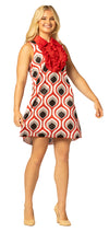 Swaggertown Dress Black & White Feather Costume, Women's Various Sizes