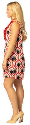 Swaggertown Dress Black & White Feather Costume, Women's Various Sizes