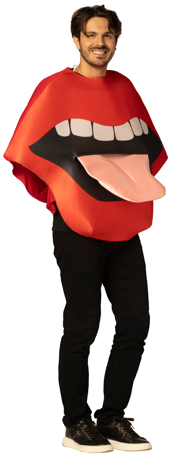 Big Lick Lips & Tongue Costume, One Size Fits Most