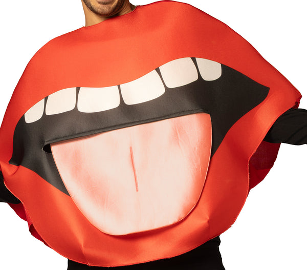 Big Lick Lips & Tongue Costume, One Size Fits Most