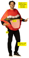Big Lick Lips & Tongue Costume, One Size Fits Most