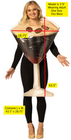 Espresso Martini Glass Costume, One Size Fits Most