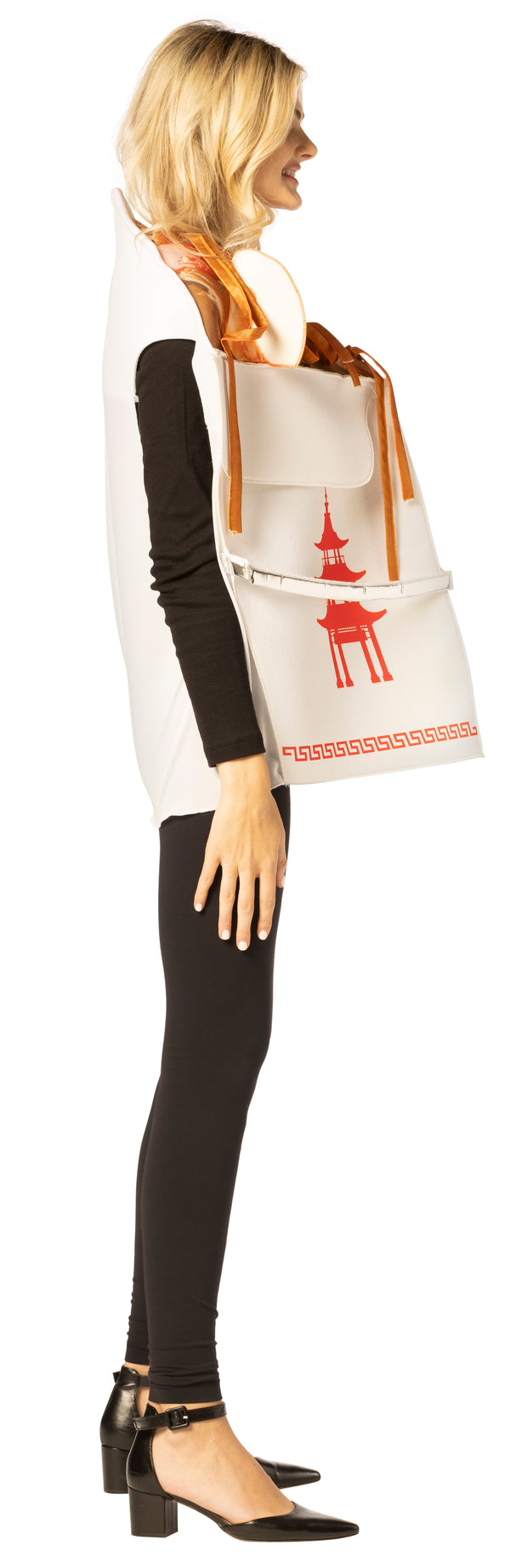 Chinese Lo Mein Take Out Container Costume, One Size Fits Most