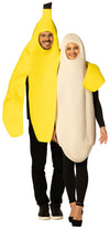 Banana Peel & Peeled Banana Couple Costume, One Size Fits Most