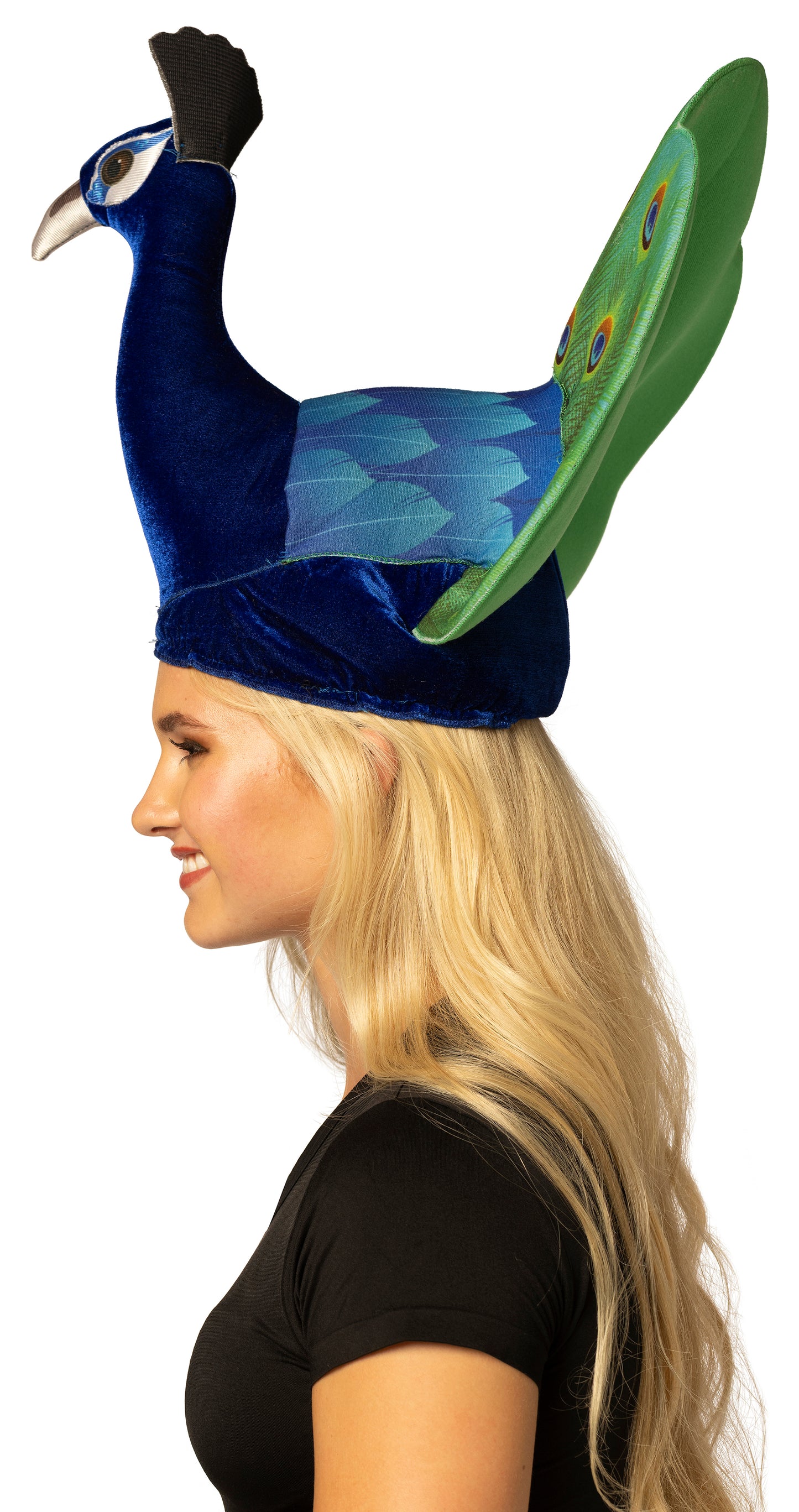 Peacock Hat Costume Accessory, One Size Fits Most