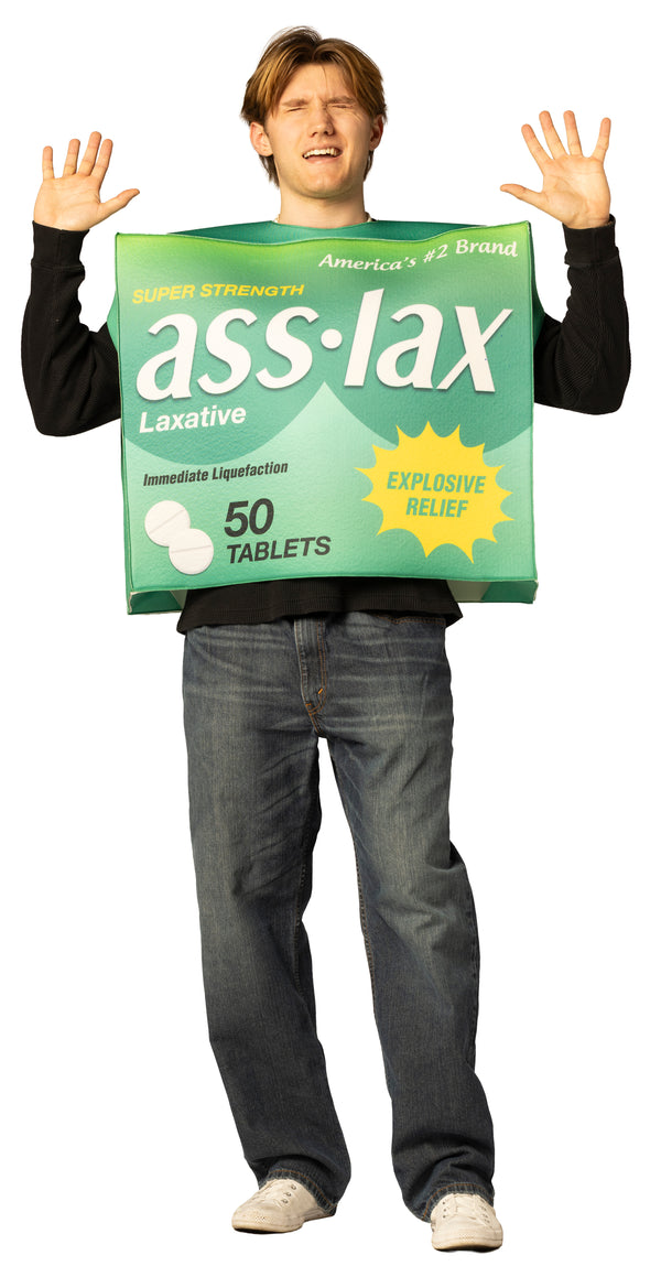 Laxative Package Costume, One Size Fits Most