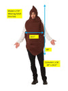 Poop Halloween Costume, Adult One Size