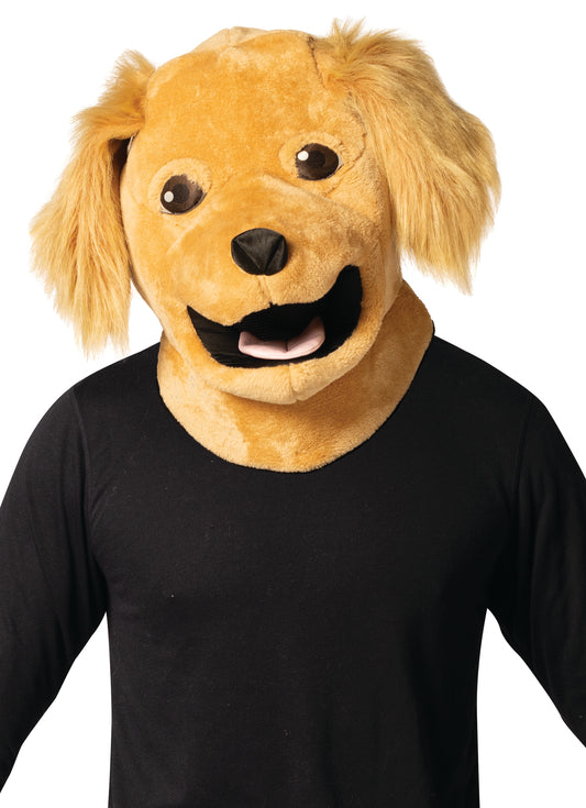 Brown Dog Head Halloween Costume, Adult One Size
