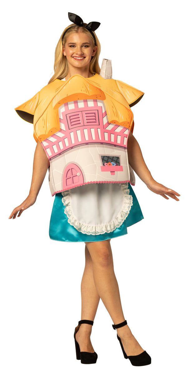 Wonderland Storybook House Costume, One Size Fits Most