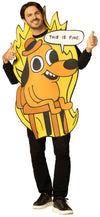 This is Fine Dog Costume, One Size Fits Most