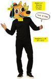 This is Fine Dog Mask Costume, One Size Fits Most