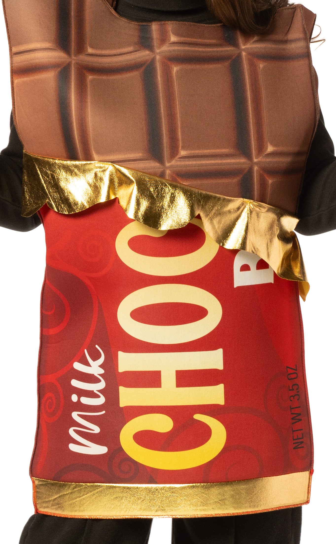 Milk Chocolate Bar Costume, Child Size 7-10
