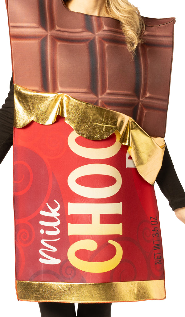 Milk Chocolate Bar Costume, One Size Fits Most