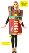 Milk Chocolate Bar Costume, One Size Fits Most