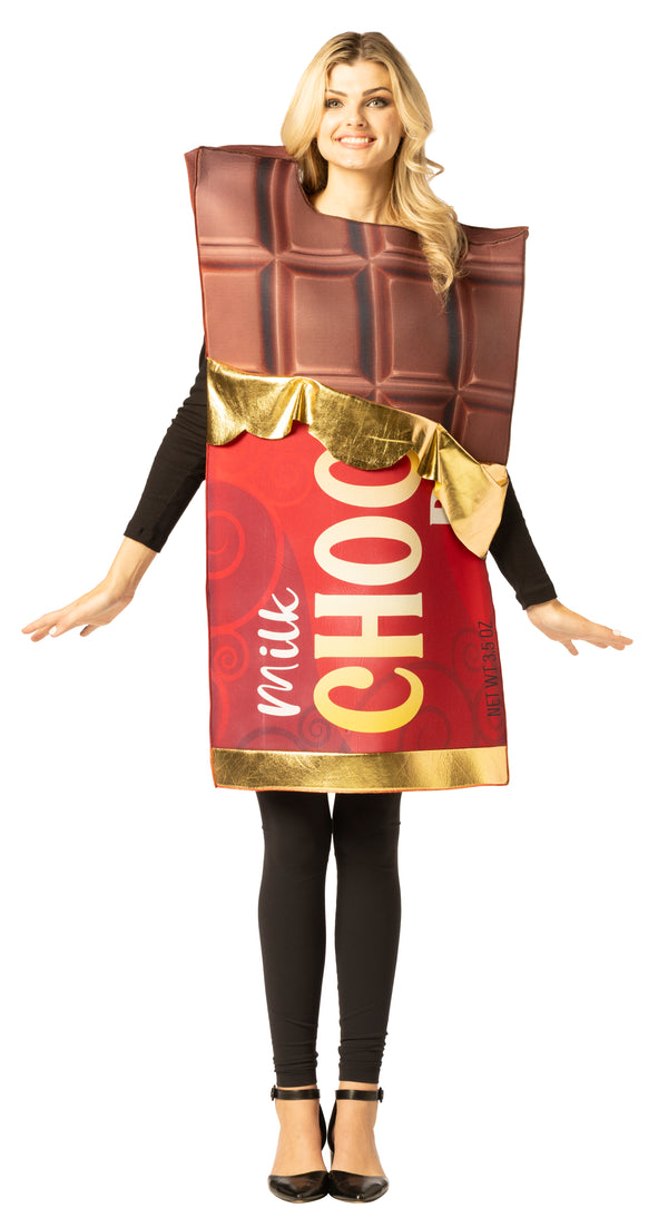 Milk Chocolate Bar Costume, One Size Fits Most