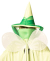 Fairy Godmother Hat, Cape, Wings & Wand, Green Costume, One Size Fits Most