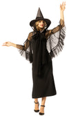 Witch Hat & Cape, Black Costume, One Size Fits Most