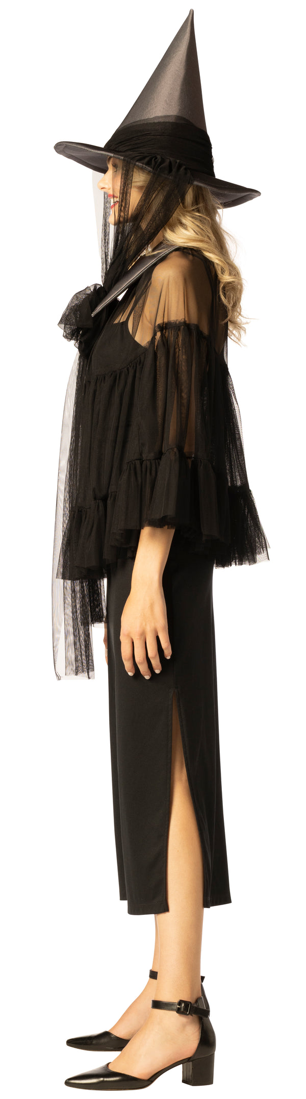 Witch Hat & Cape, Black Costume, One Size Fits Most