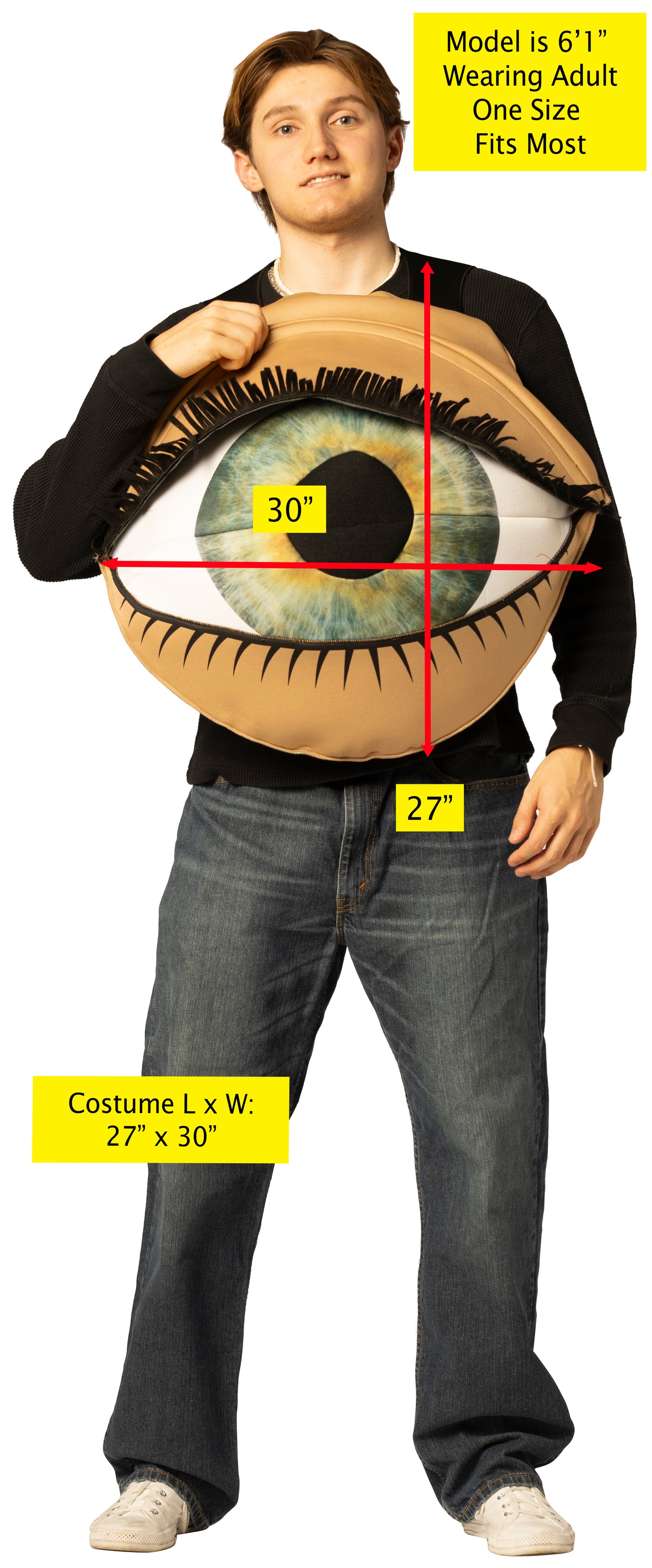 Blinking Eye Costume, One Size Fits Most