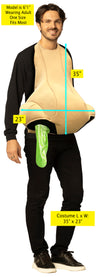 Nose with Green Booger Costume, One Size Fits Most