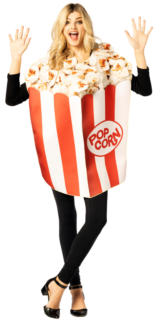 Popcorn Tub Costume, One Size Fits Most