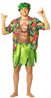 Hula Guy Costume, Men, Men's Adult One Size