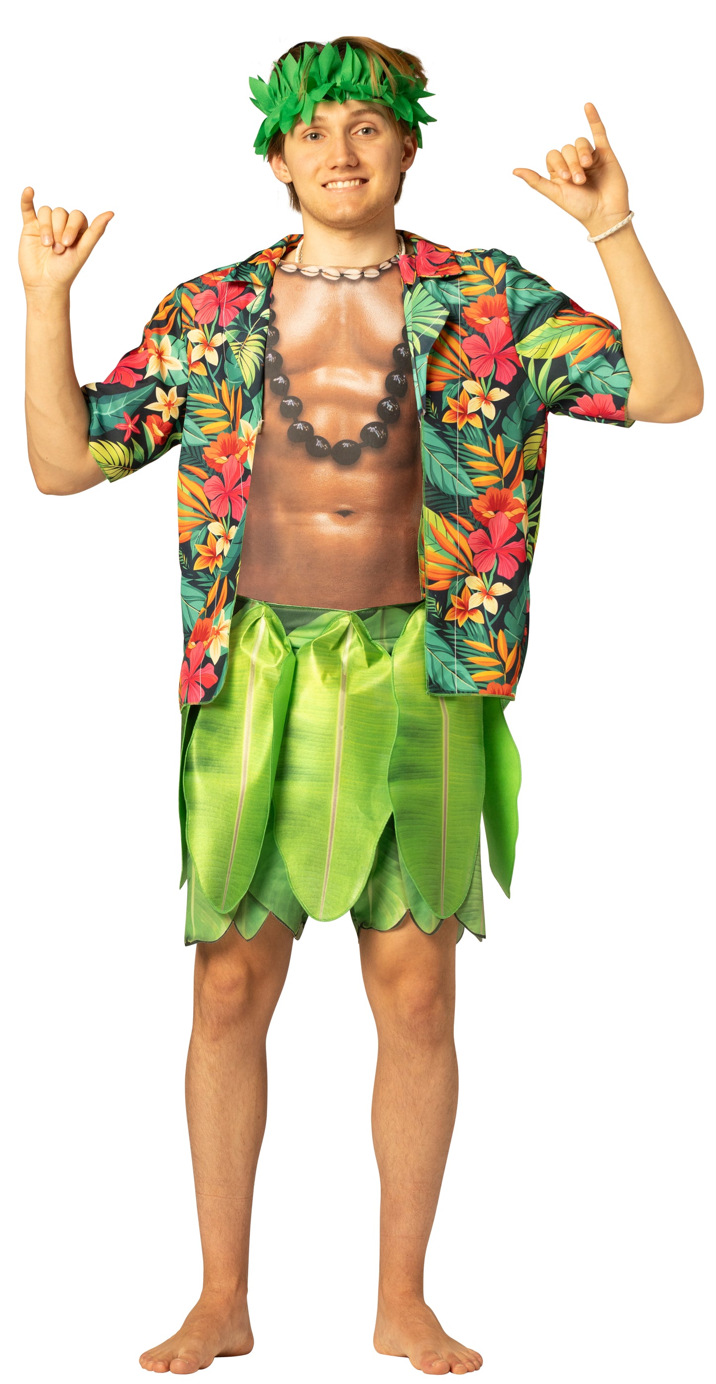 Hula Guy Costume, Men, Men's Adult One Size