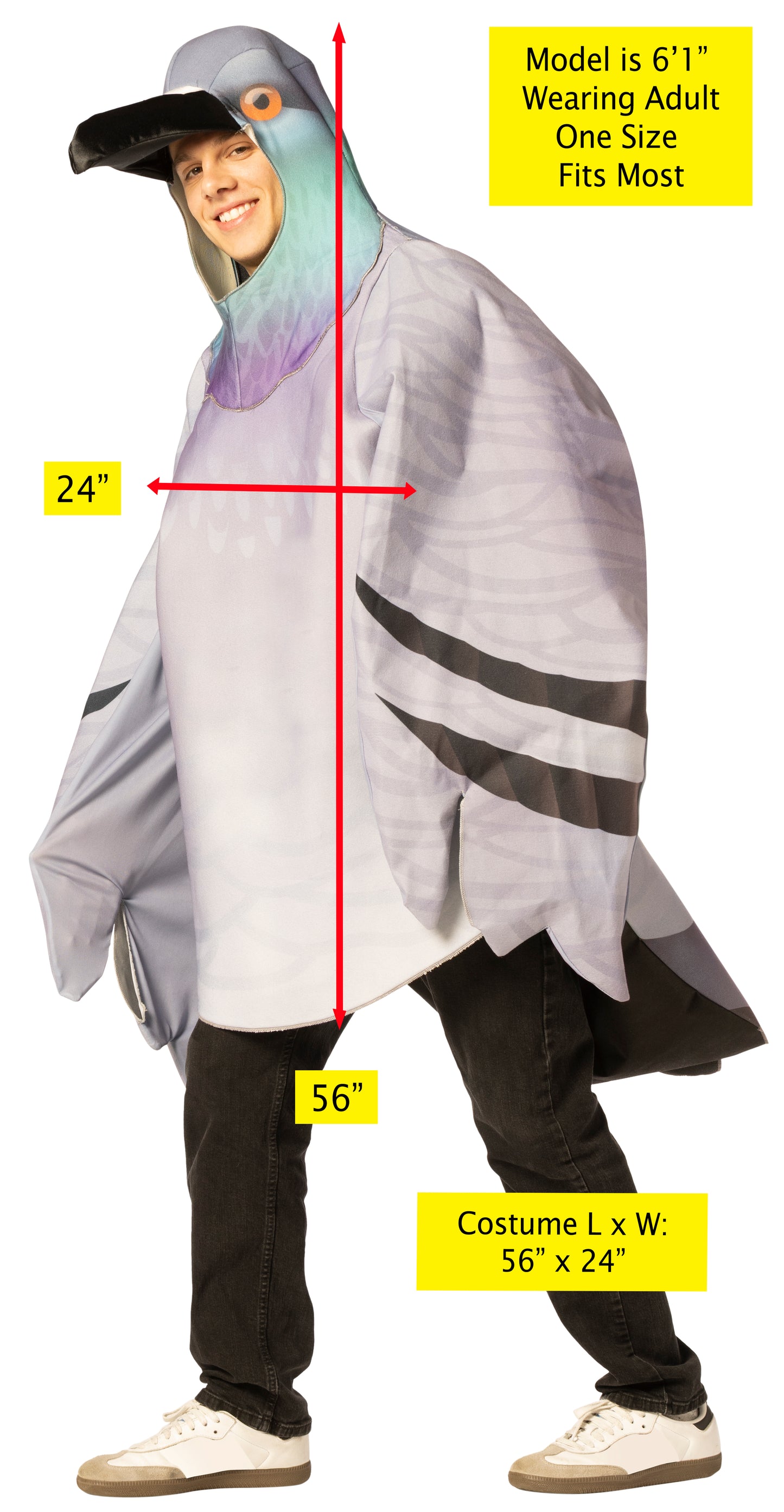 Pigeon Costume, One Size Fits Most