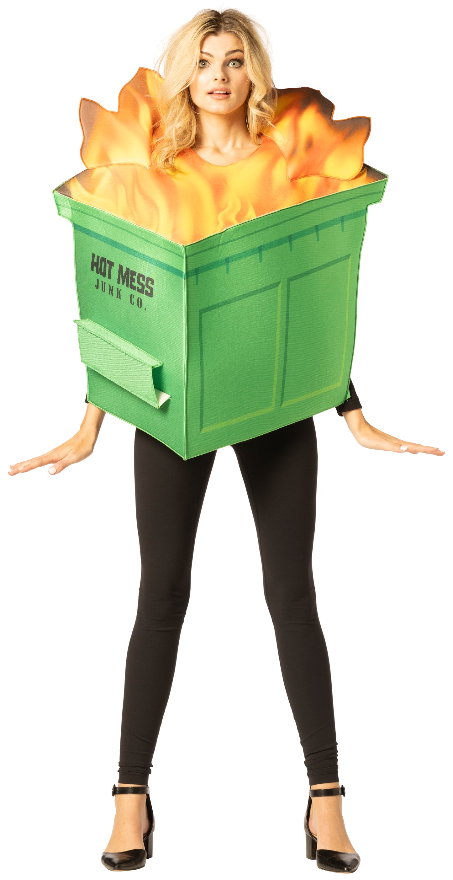 Dumpster Fire Costume, One Size Fits Most