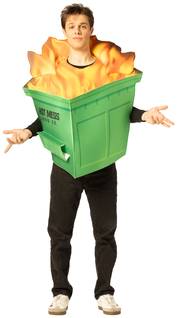 Dumpster Fire Costume, One Size Fits Most