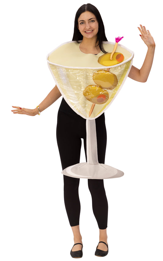 Dirty Martini Glass Costume, One Size Fits Most