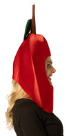 Red Apple Headpiece Costume, One Size Fits Most