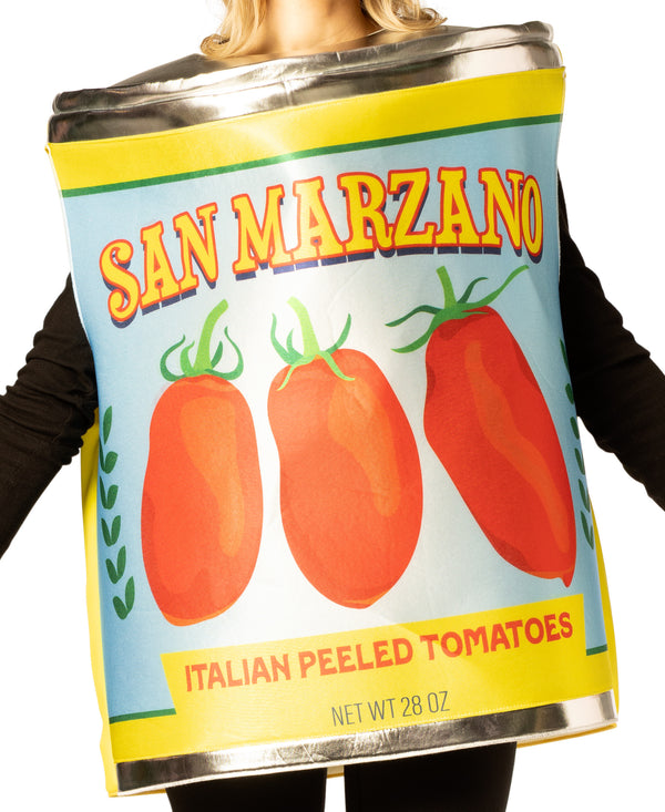 San Marzano Tomato Can Costume, One Size Fits Most