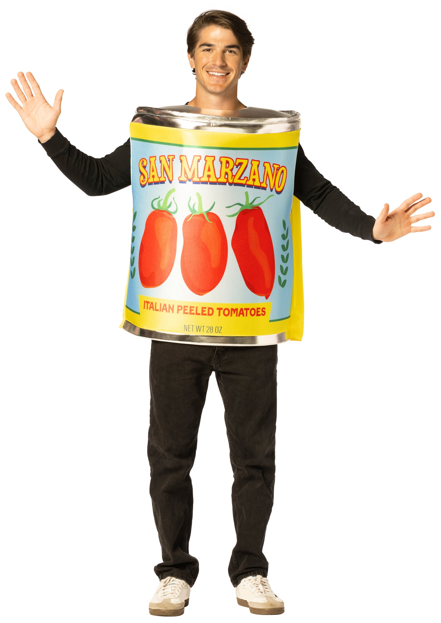 San Marzano Tomato Can Costume, One Size Fits Most
