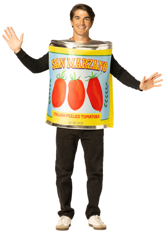 San Marzano Tomato Can Costume, One Size Fits Most