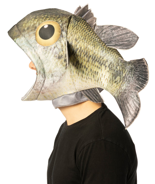 Sea Bass Fish Headpiece Costume Accessory, One Size Fits Most