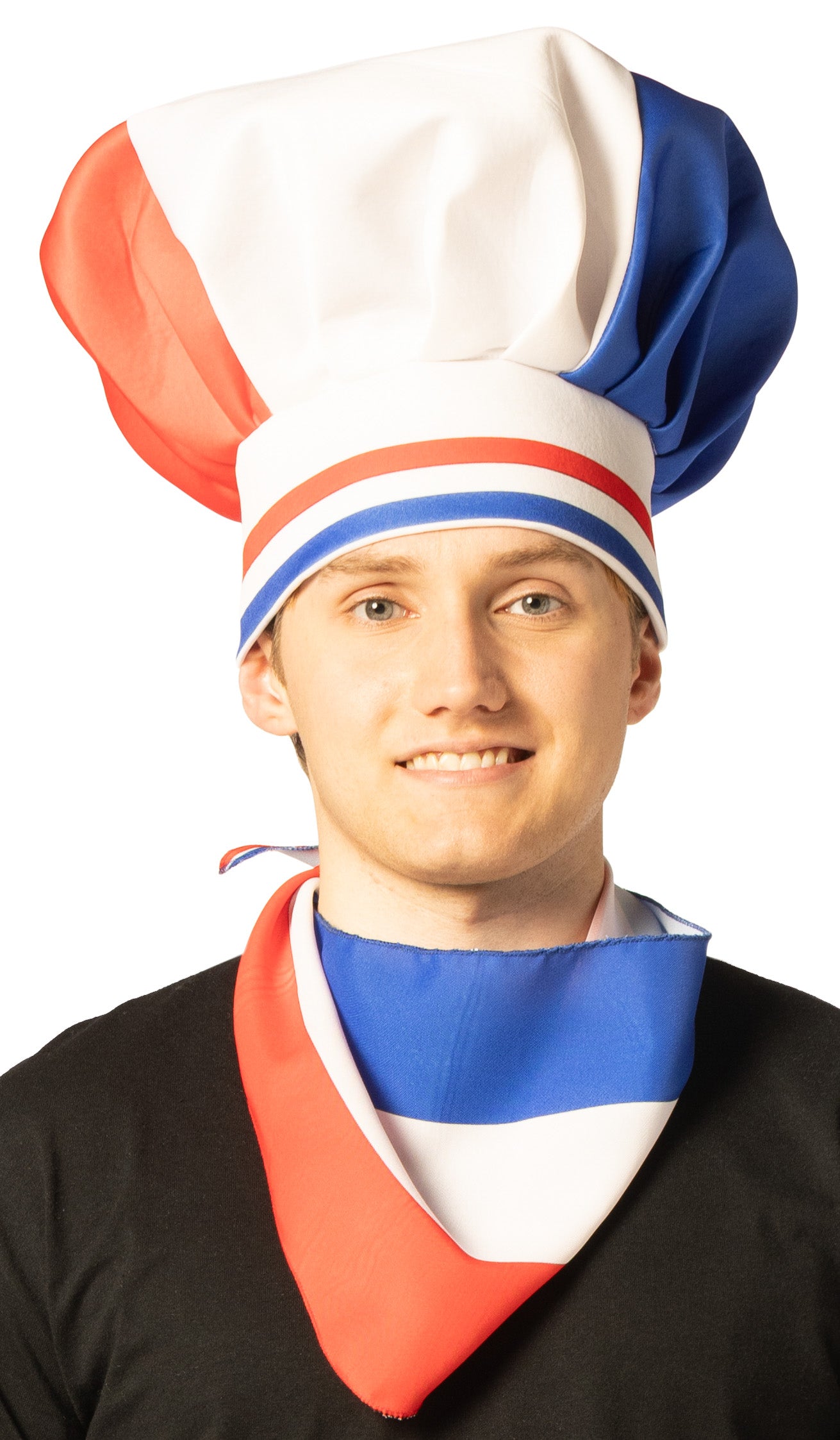 Chef Hat, Scarf & Apron, French Costume, One Size Fits Most