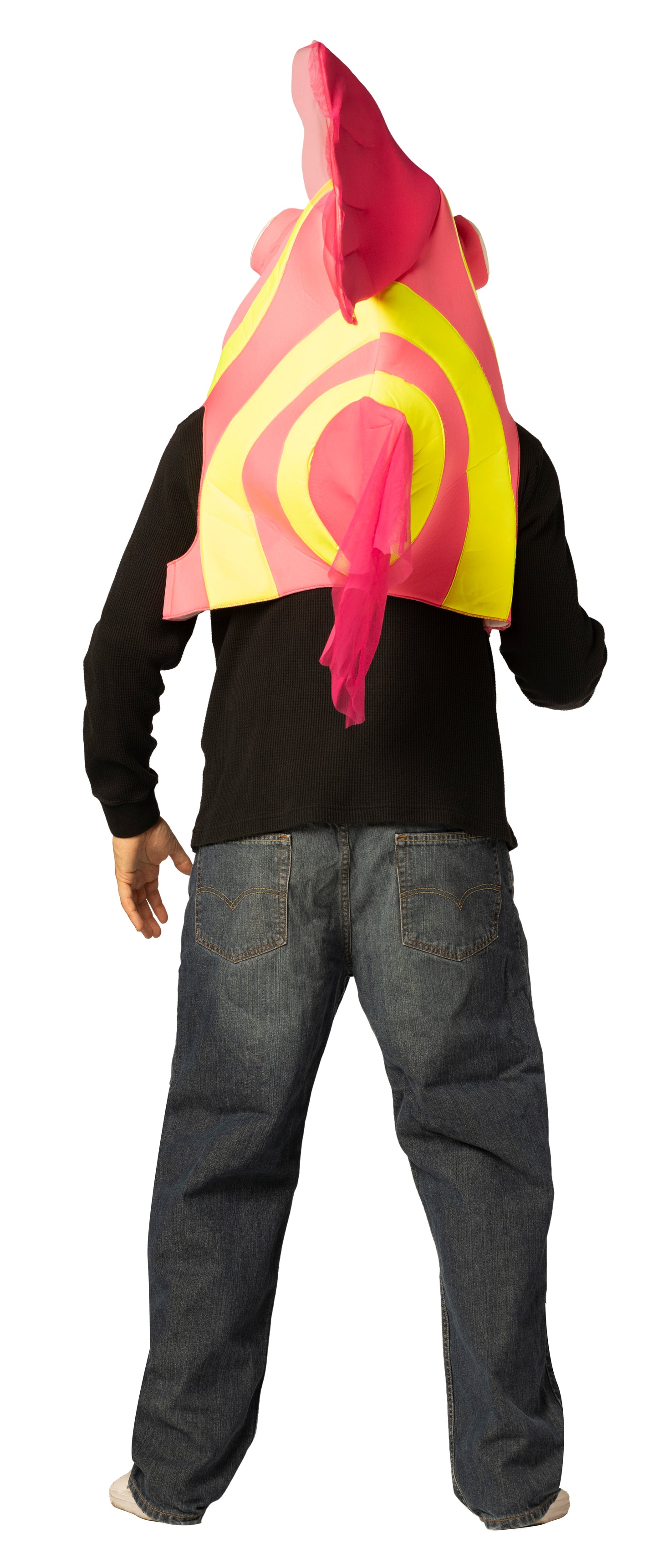 Glow in the Dark, Fish Pink Costume, One Size Fits Most